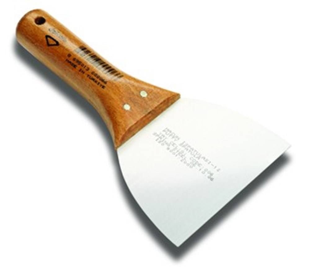 DEKOR Stopverf spatel – Houten handvat, Breedte 80 mm