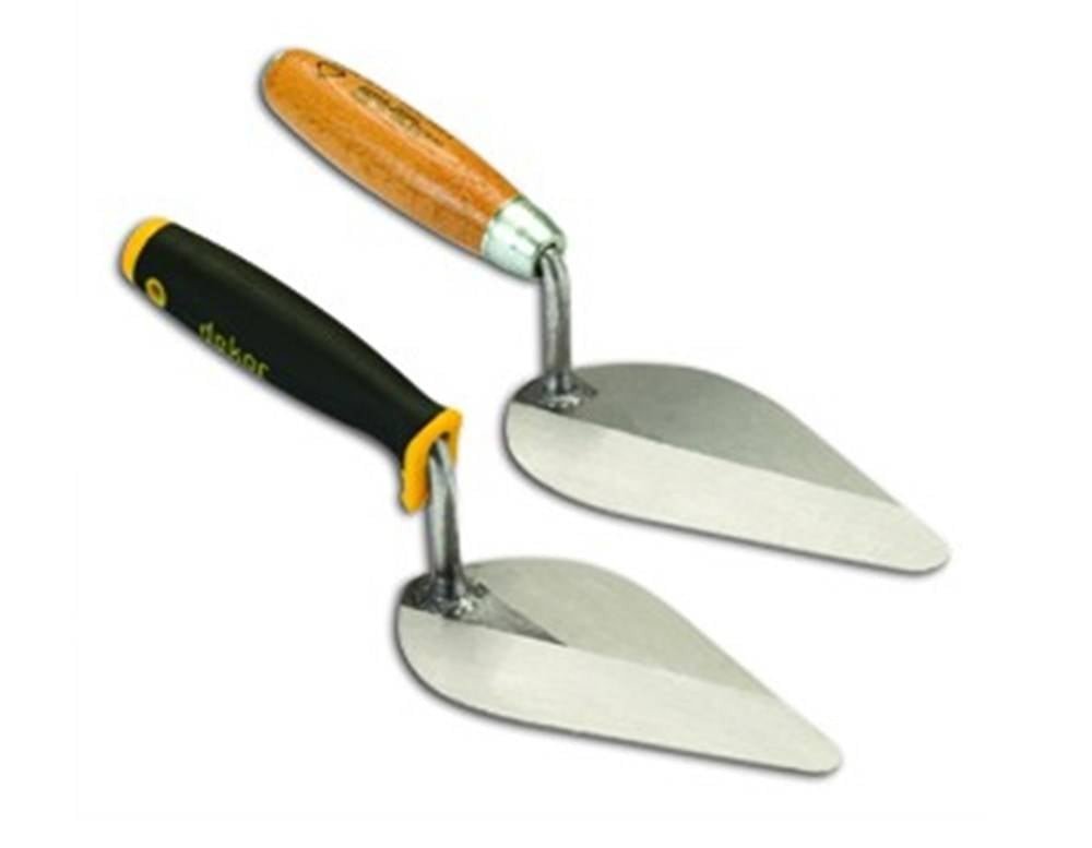 DEKOR Tegeltroffel, handgreep hout, breedte 130 mm