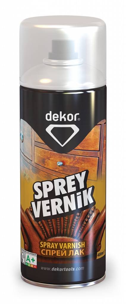 DEKOR Spray paint Mat vernis (400ml)