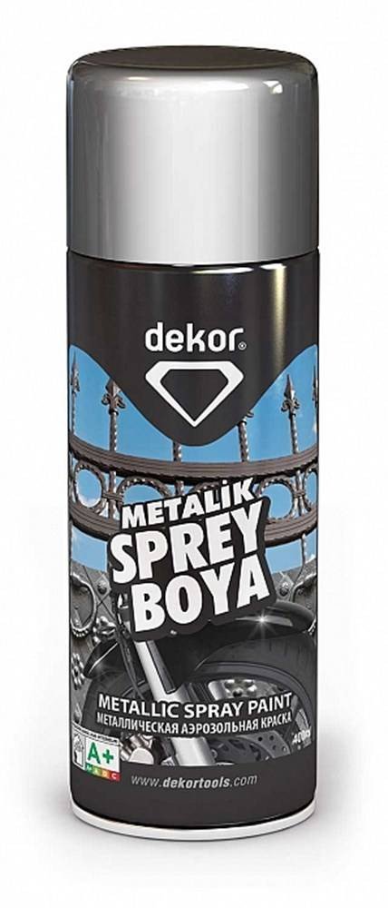 DEKOR spray paint zilver lak (400ml)