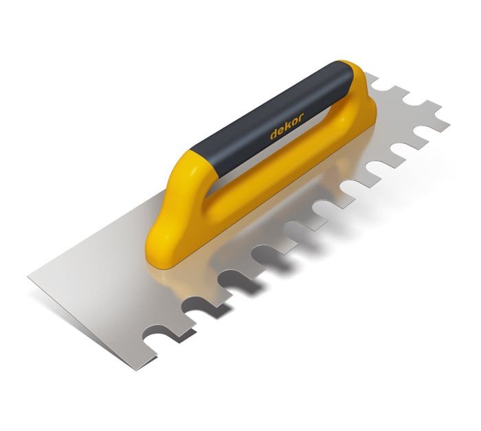 Getande lijmkam 120 mm x 300 mm (17×20 )