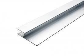 DEKOR Aluminium Wandrij (model) H-profiel 1,20 m