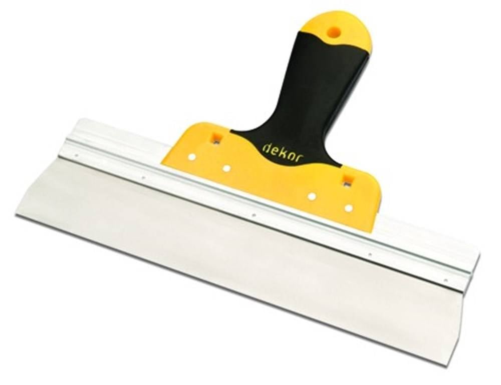 DEKOR Spackmes – Zacht handvat, Breedte 400 mm