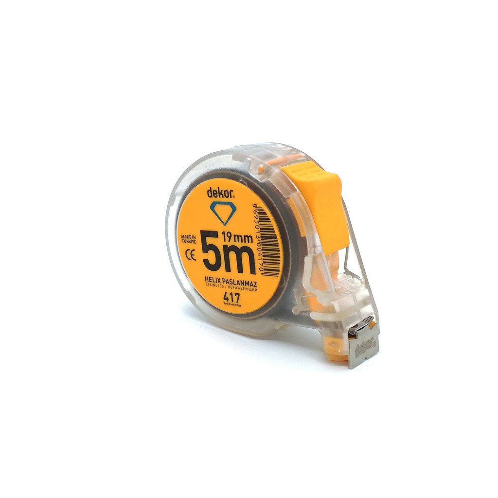 DEKOR Rolmaat helix model RVS 5000x19mm