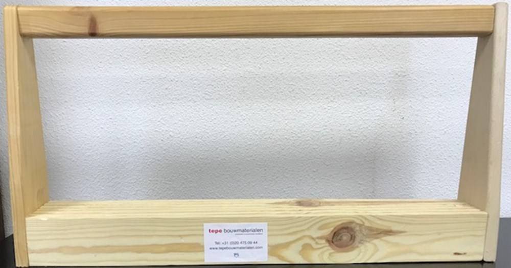 TEPE houten verzamelbak voor spackmessen 63,5 mm