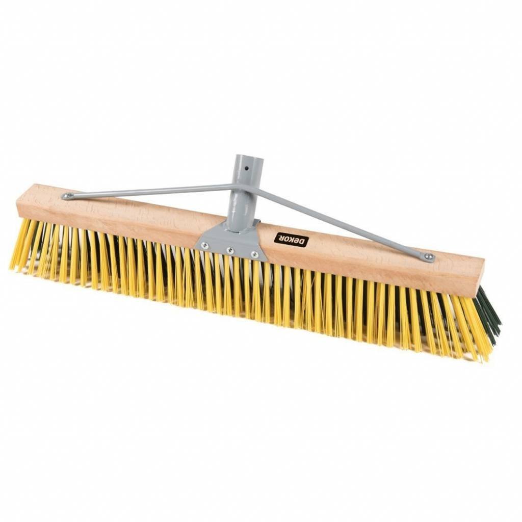 DEKOR Houten buitenbezem 23.6″/60 cm